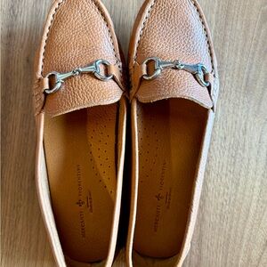 Mercanti Fiorentini Tan Leather Bit Loafers